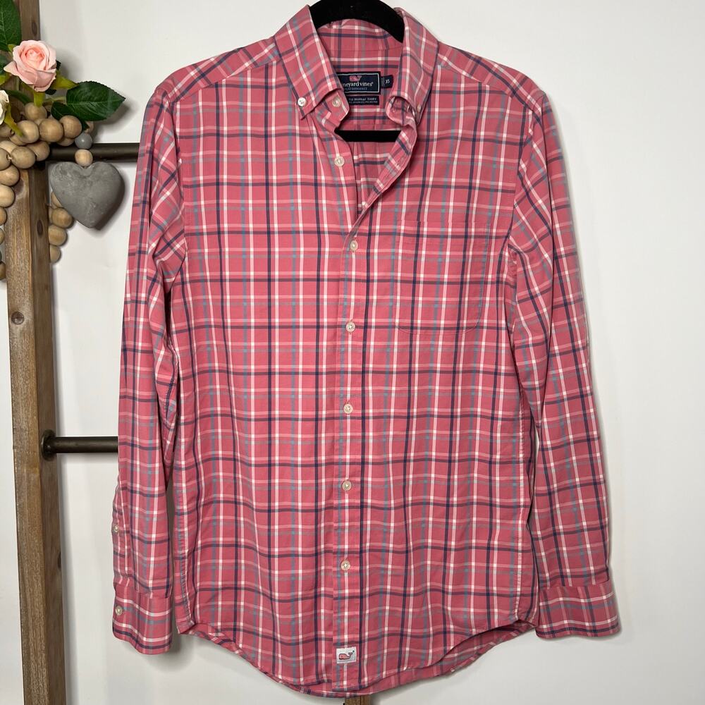 Vineyard Vines Classic Fit Murray Shirt‎ Long Sleeve Button Up Size X Small